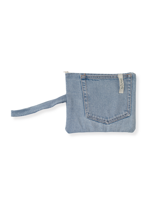 Pochette Avocado Denim