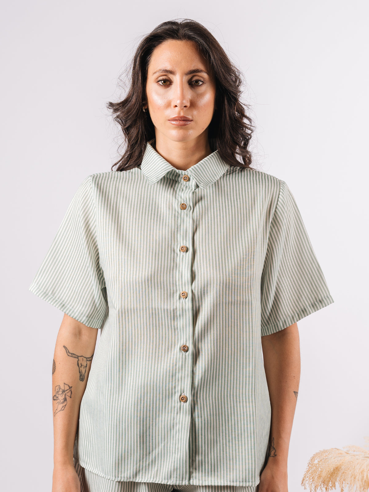 CAMICIA MELISSA DONNA IN COTONE RIGHE