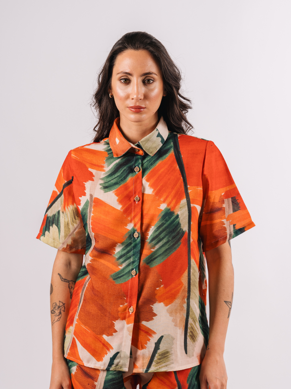 CAMICIA TALIA DONNA ORANGE JUICE