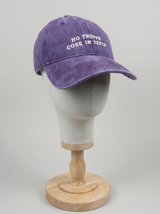 Ho troppe cose in testa - Cappello baseball