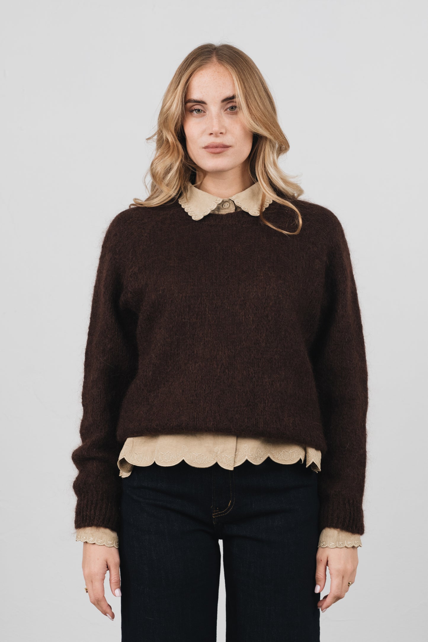 Larice - Maglione Donna Marrone