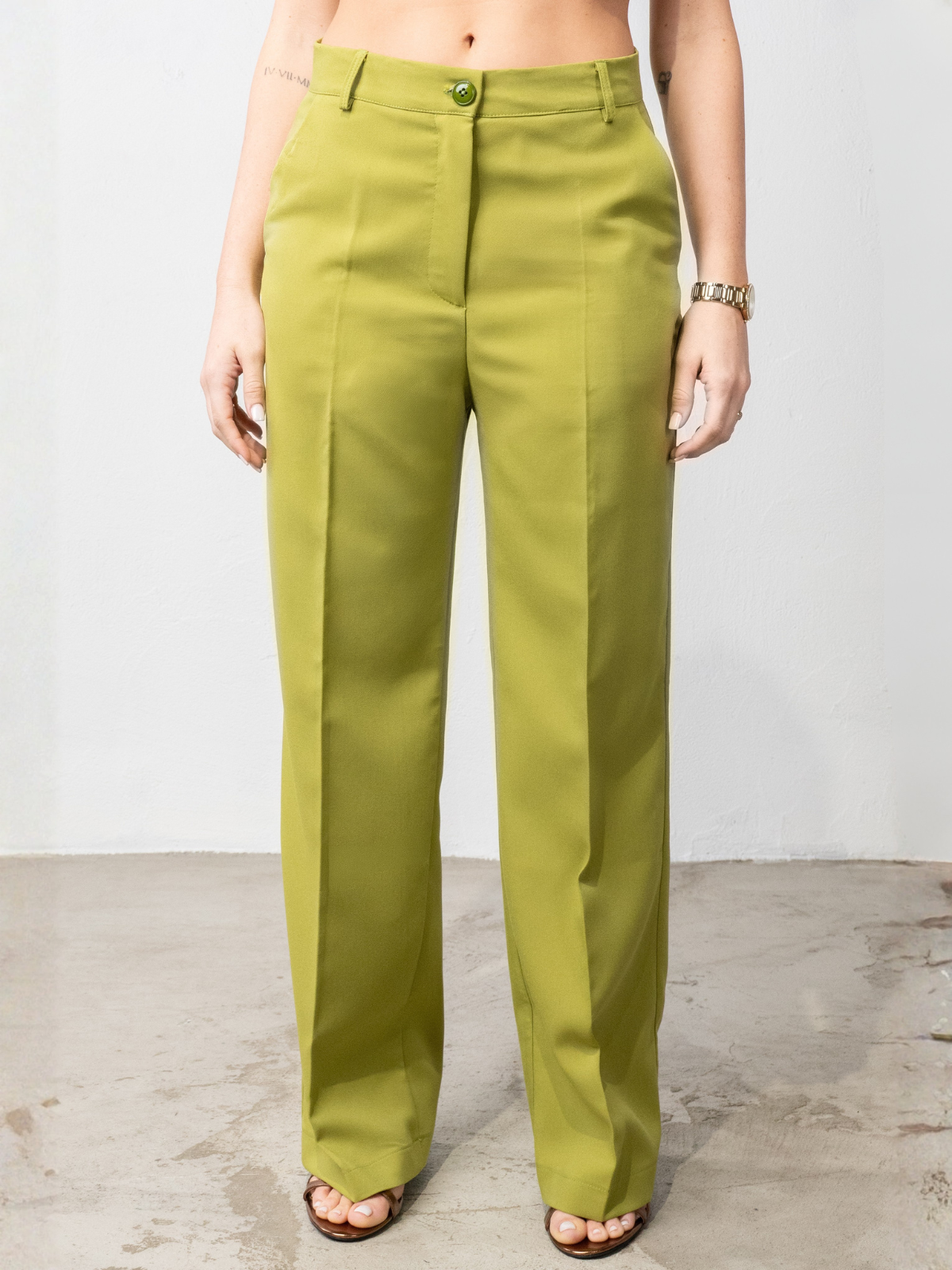 Lily - Pantaloni Donna Pistacchio