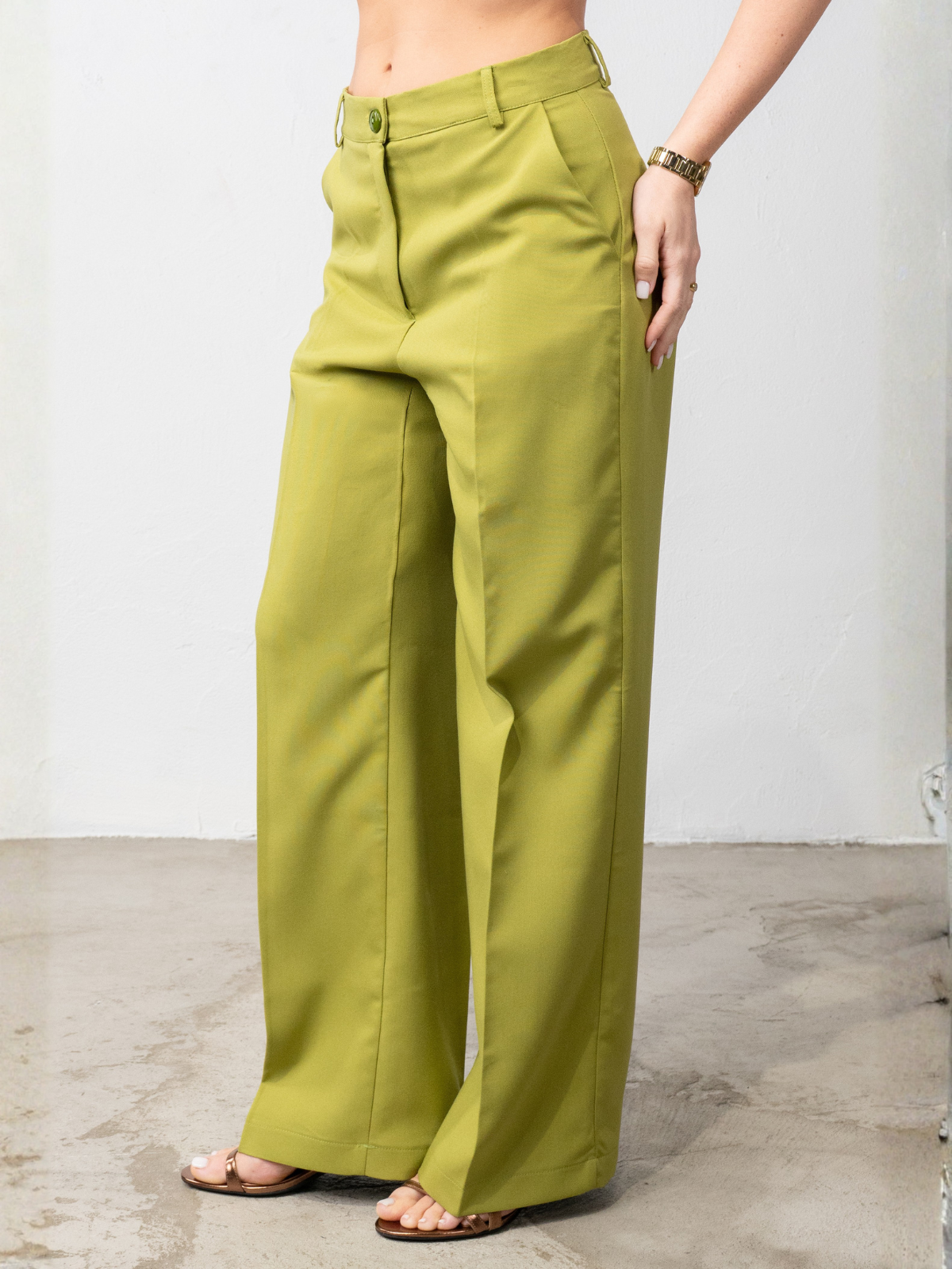 Lily - Pantaloni Donna Pistacchio