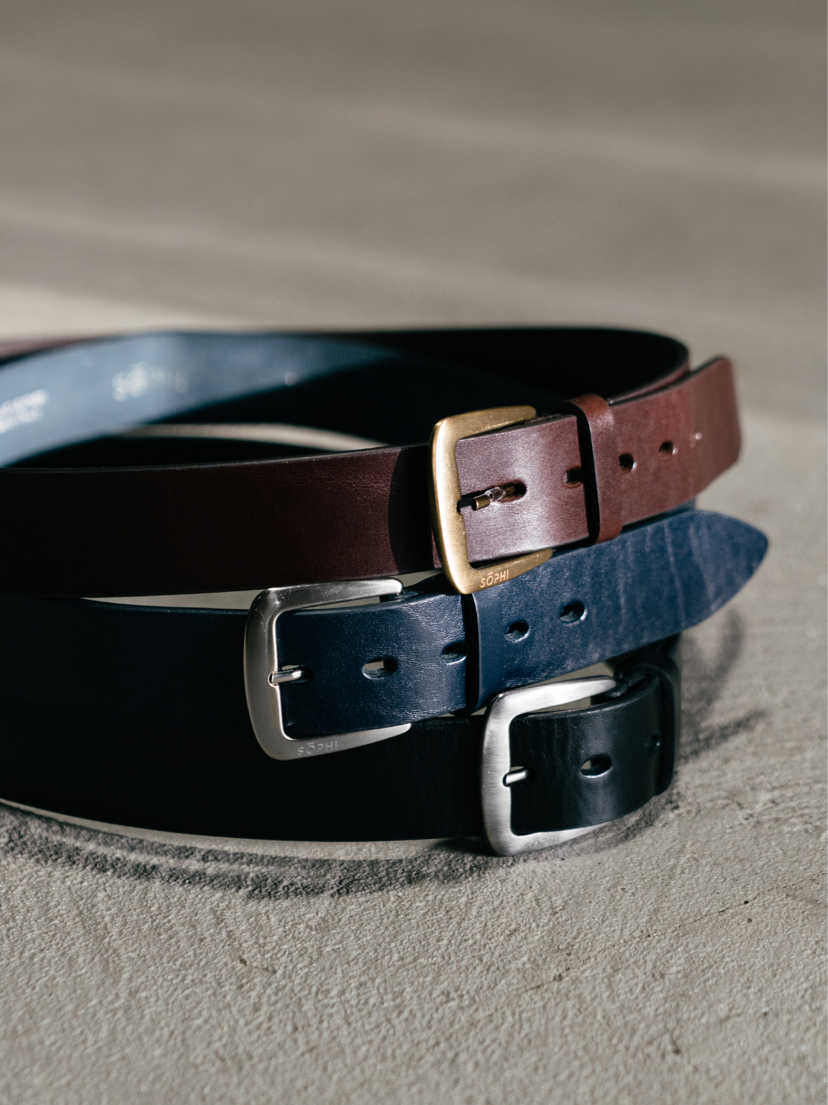 Rovere - Cintura Uomo Blu