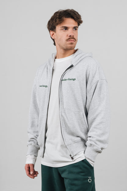 Tuia - Felpa con zip Unisex Grigia