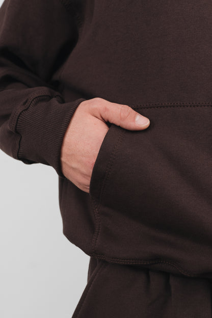 Tuia - Felpa con zip Unisex Marrone